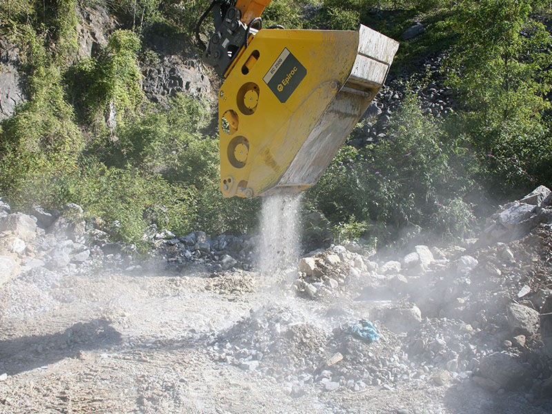 Crusher Bucket Excavator attachment Big volume Epiroc US