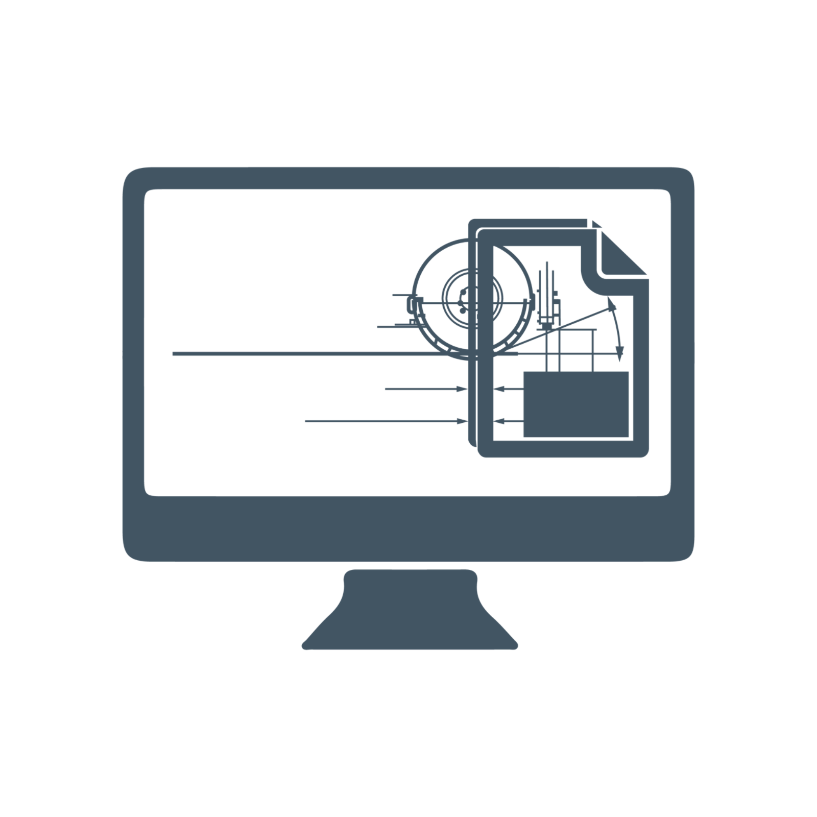 DocMine icon, transparent