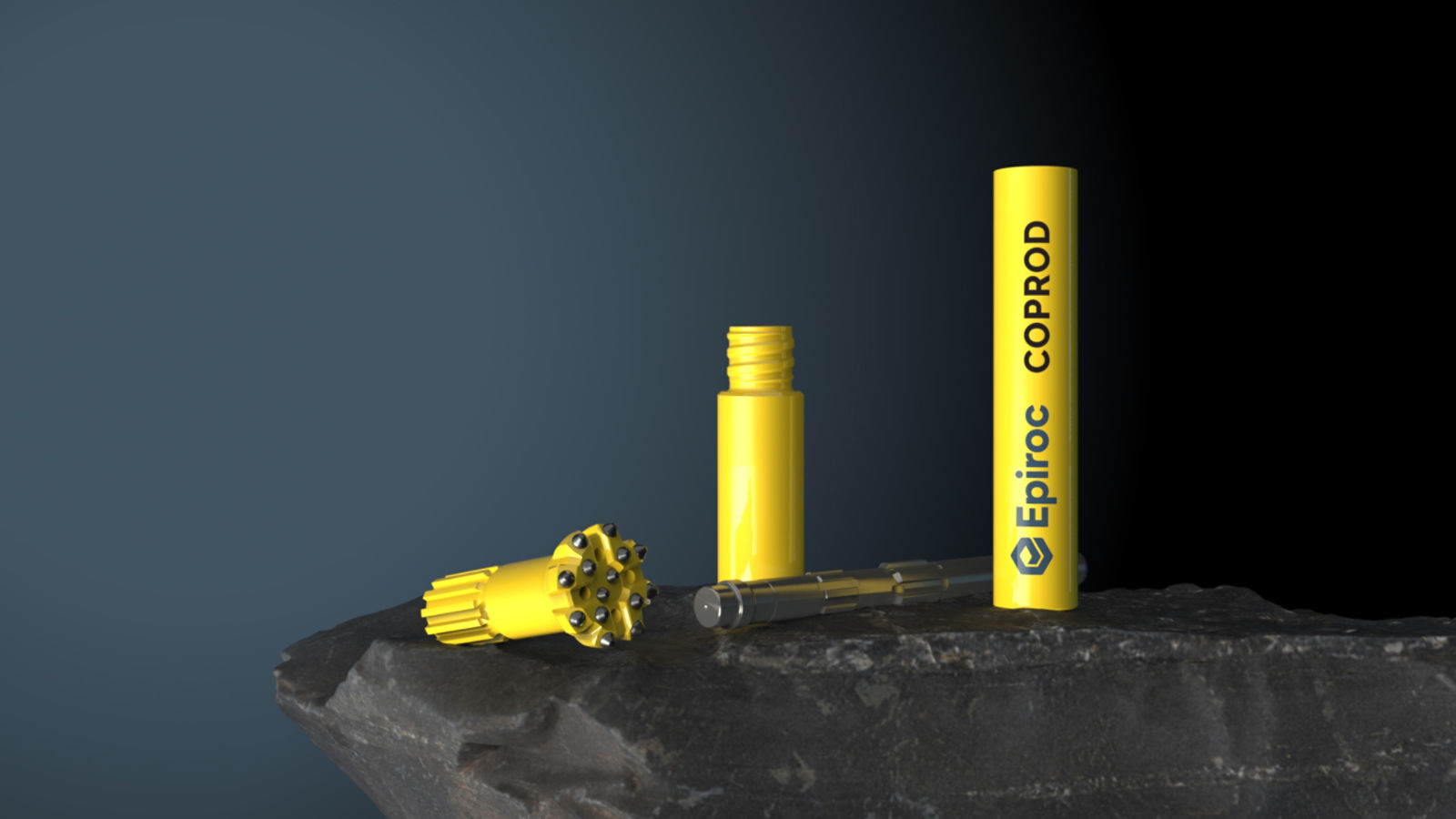 Epiroc COPROD 89 head NE-parts on rock.jpg