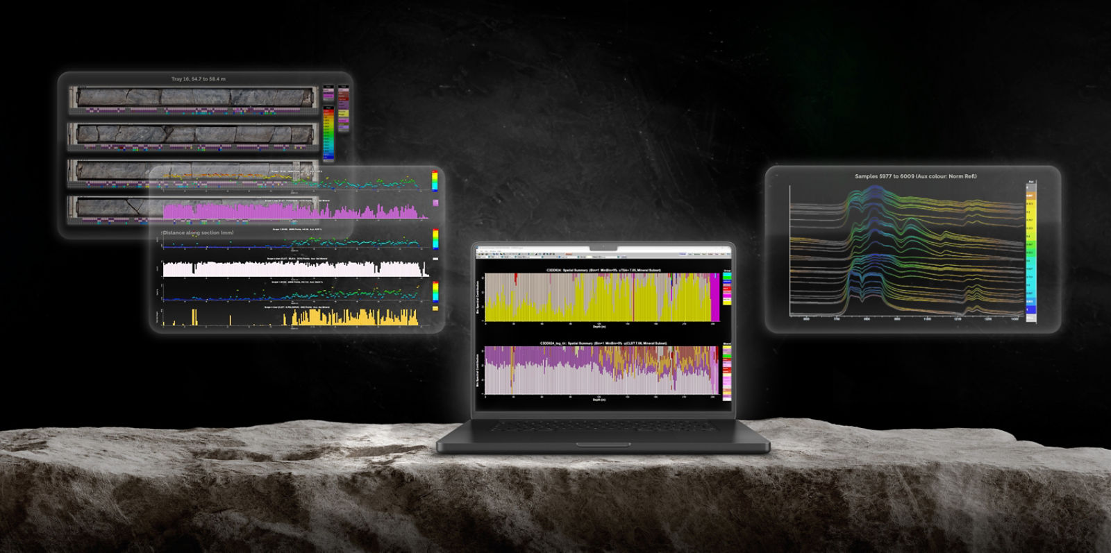 Epiroc - HyLogger screens