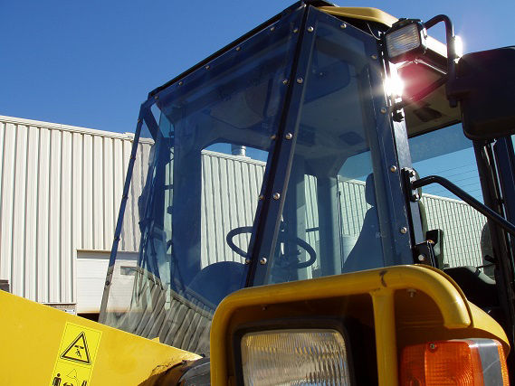 Wheel Loader Front Window Guard | Paladin attachments