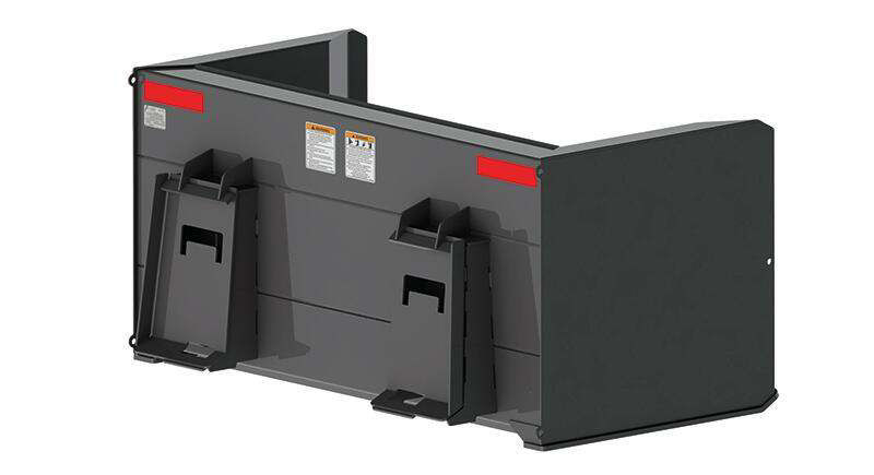 Paladin FFC 12-Foot Snow Pusher skid steer attachment