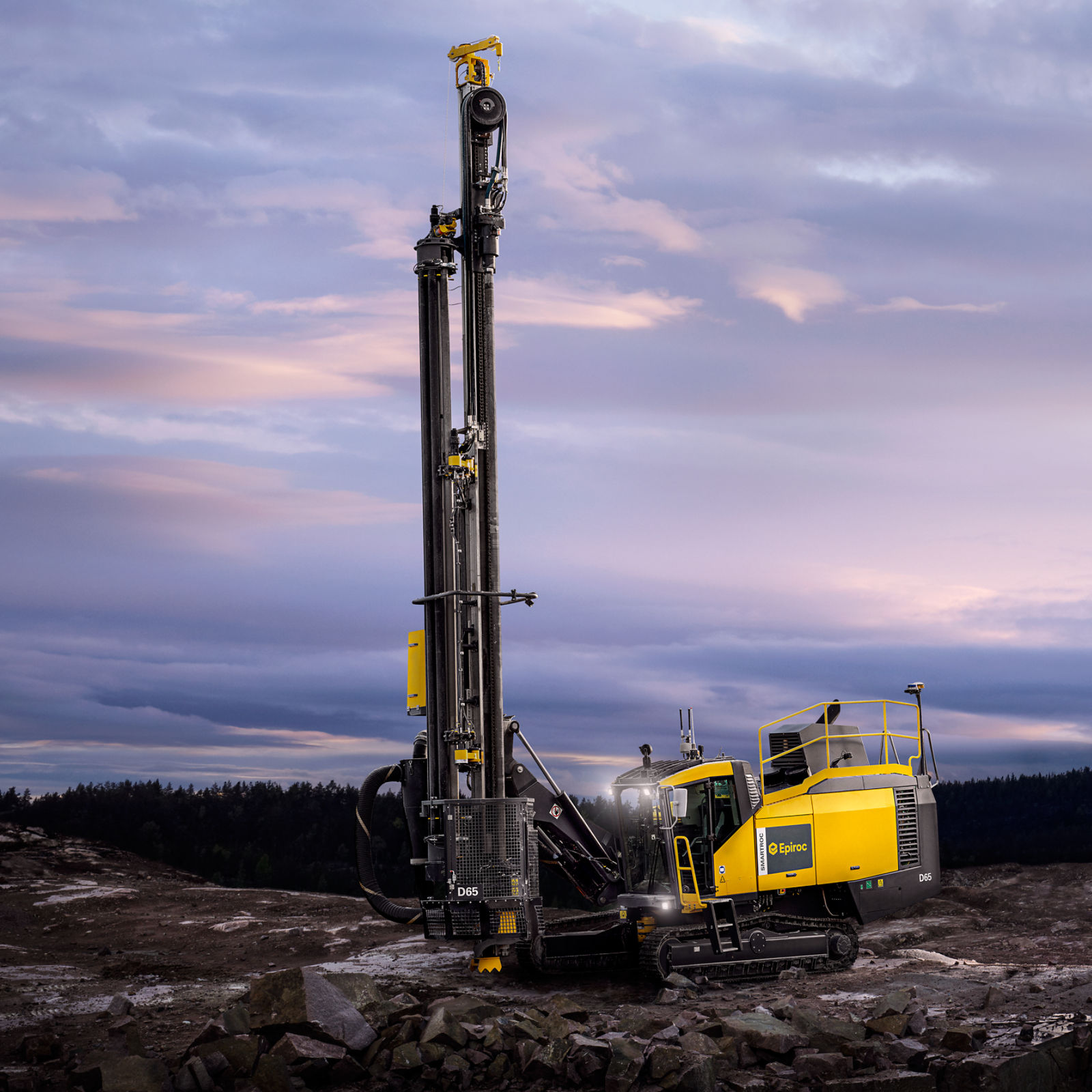 SmartROC D65 with colorful sky