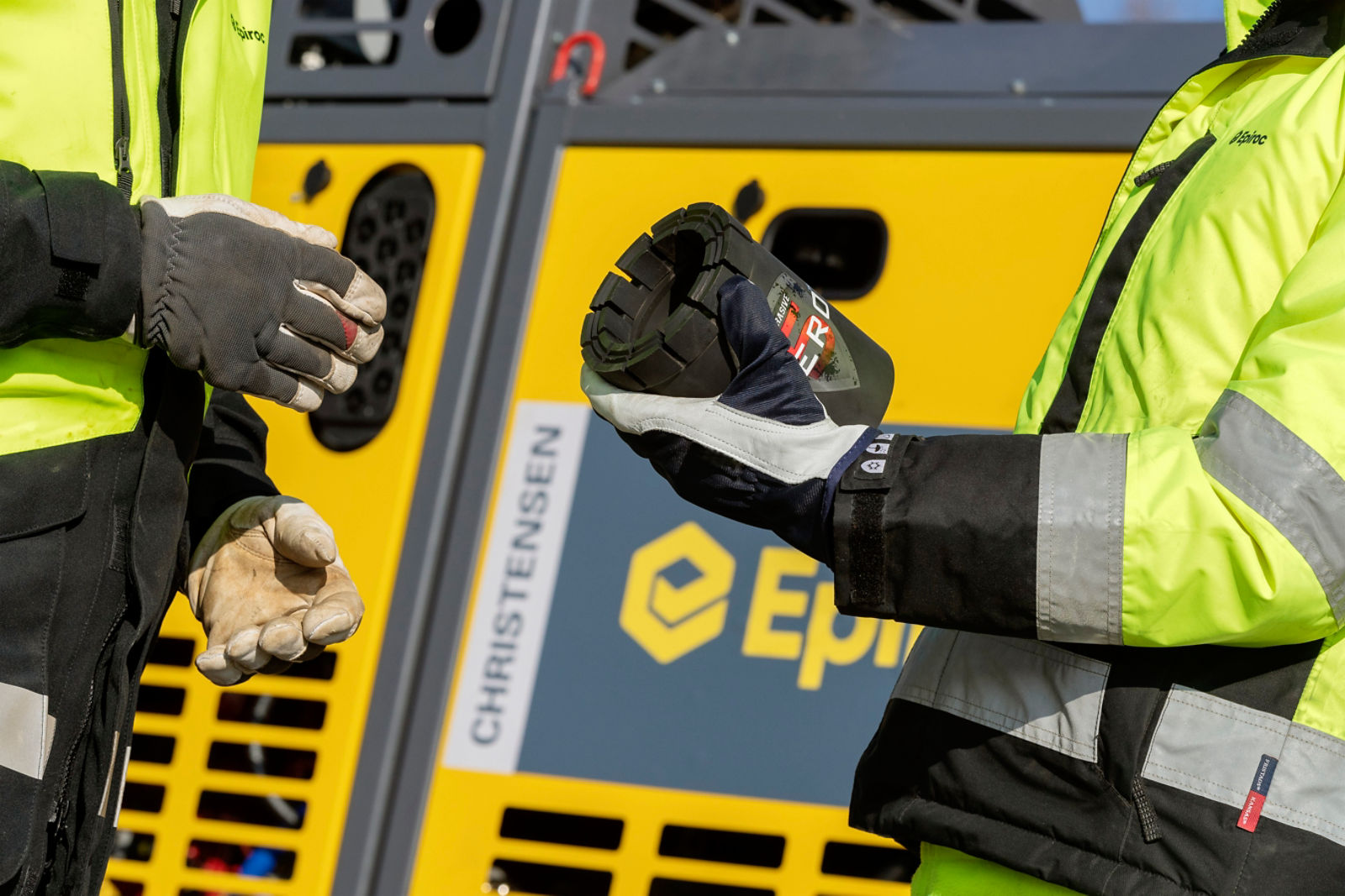 Epiroc - Technical service and hero abrasive bit